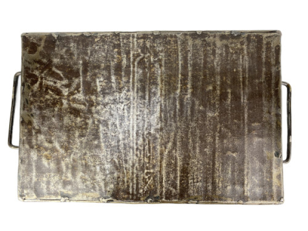 Upcycling Tablett aus recycelten Ölfässern | Größe M